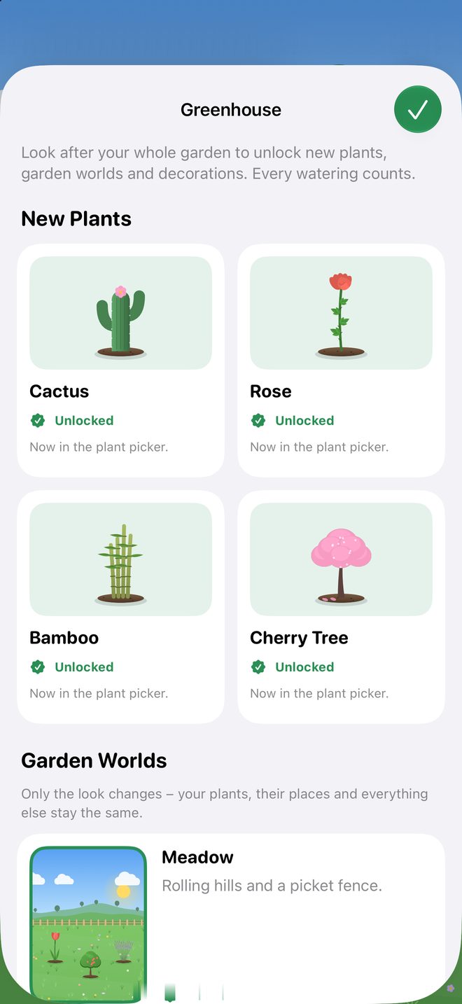 Screenshot of the Knubbi app